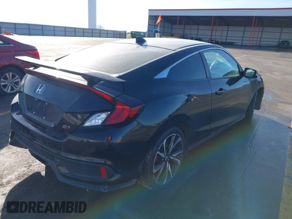 2019 Honda Civic Si with VIN 2HGFC3A52KH751629, listed as a IAAI auction lot 41644966 with 81,580 mi miles and . Bid and sale history available at DreamBid. Image 4.