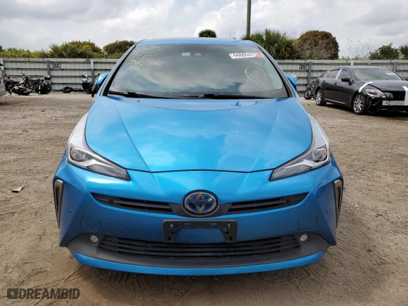 2019 Toyota Prius LE with VIN JTDL9RFU4K3010565, listed as a Copart auction lot 44865373 with 39,198 mi miles. Bid and sale history available at carsss.com. Image 5.