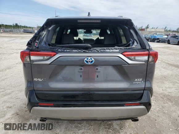 2024 Toyota RAV4 Hybrid XSE with VIN 2T3E6RFV4RW047617, listed as a Copart auction lot 49290335 with 24,190 mi miles and Salvage Title. Bid and sale history available at carsss.com. Image 6.