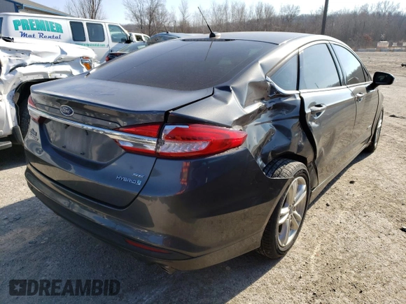2018 Ford Fusion Hybrid SE with VIN 3FA6P0LU0JR210884, listed as a Copart auction lot 37949023 with 54,740 mi miles. Bid and sale history available at carsss.com. Image 3.