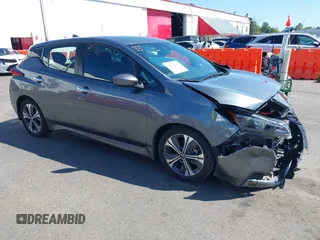 2020 Nissan LEAF SV with VIN 1N4AZ1CP4LC307981, listed as a IAAI auction lot 42068236 with 32,488 mi miles and . Bid and sale history available at DreamBid. Image 1.