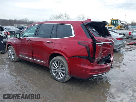 2022 Cadillac XT6 Premium Luxury with VIN 1GYKPDRS6NZ118860, listed as a IAAI auction lot 41459341 with 64,682 mi miles. Bid and sale history available at carsss.com. Image 3.