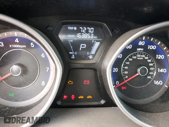 2013 Hyundai Elantra Limited with VIN KMHDH4AE2DU780802, listed as a Copart auction lot 56385425 with 163,853 mi miles and Clean Title. Bid and sale history available at DreamBid. Image 9.