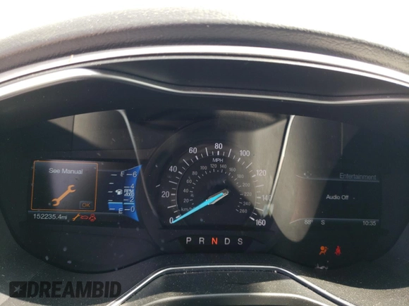 2016 Ford Fusion SE with VIN 3FA6P0T90GR379324, listed as a Copart auction lot 60375785 with 152,235 mi miles and Clean title. Bid and sale history available at DreamBid. Image 9.