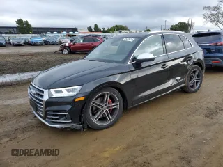 2019 Audi SQ5 Prestige with VIN WA1C4AFY2K2003424, listed as a Copart auction lot 85478224 with 32,426 mi miles and Salvage Title. Bid and sale history available at carsss.com. Image 1.