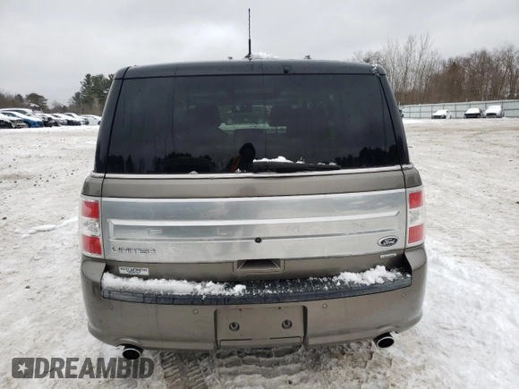 2013 Ford Flex Limited w/EcoBoost with VIN 2FMHK6DT2DBD05228, listed as a Copart auction lot 44447555 with 144,894 mi miles and Non Repairable. Bid and sale history available at carsss.com. Image 6.