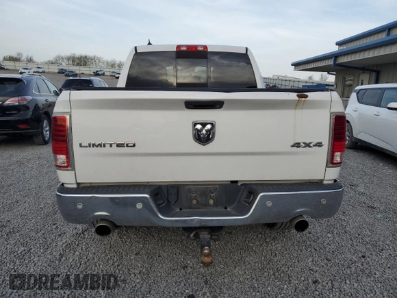 2015 Ram 1500 Laramie Limited with VIN 1C6RR7PT2FS540380, listed as a Copart auction lot 53051145 with 162,072 mi miles and Salvage title. Bid and sale history available at DreamBid. Image 6.