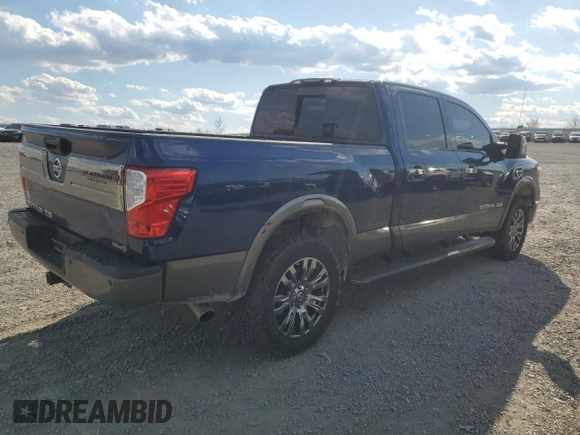 2016 Nissan Titan SV with VIN 1N6BA1F25GN508642, listed as a Copart auction lot 50738195 with 109,527 mi miles and Salvage title. Bid and sale history available at DreamBid. Image 3.