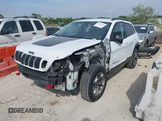 2019 Jeep Cherokee Trailhawk Elite with VIN 1C4PJMBN3KD487461, listed as a IAAI auction lot 41869751 with 91,197 mi miles and . Bid and sale history available at DreamBid. Image 18.