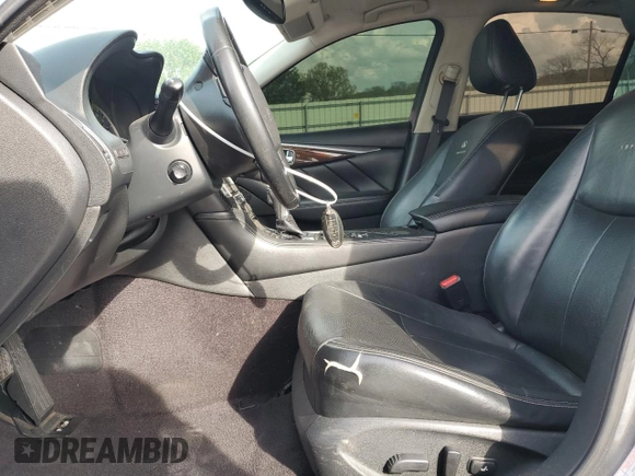 2014 Infiniti Q50 Premium with VIN JN1BV7AP7EM683087, listed as a Copart auction lot 52644335 with 189,344 mi miles and Salvage Title. Bid and sale history available at carsss.com. Image 7.