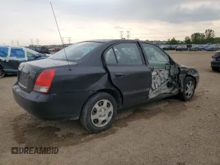 2003 Hyundai Elantra GLS z VIN KMHDN45D63U594320, wystawiony jako Copart lot #58742565 z przebiegiem 163 772 mil mil oraz Szkoda całkowita • Salvage title. Historia ofert i sprzedaży dostępna na DreamBid. Obrazek 3.