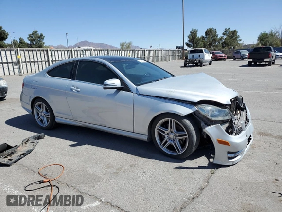 2013 Mercedes-Benz C C 350 with VIN WDDGJ5HB8DG041493, listed as a Copart auction lot 55316605 with 143,689 mi miles and Salvage Title. Bid and sale history available at carsss.com. Image 4.