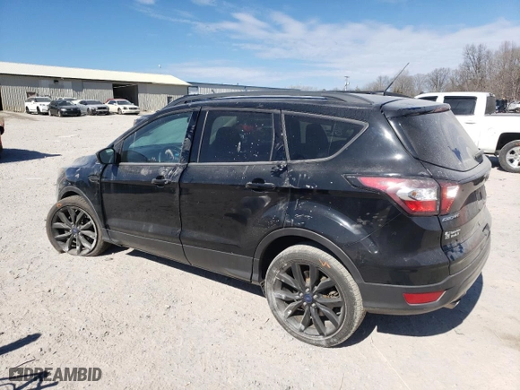 2017 Ford Escape SE with VIN 1FMCU0GDXHUA09945, listed as a Copart auction lot 51605805 with 43,194 mi miles and Salvage Title. Bid and sale history available at carsss.com. Image 2.