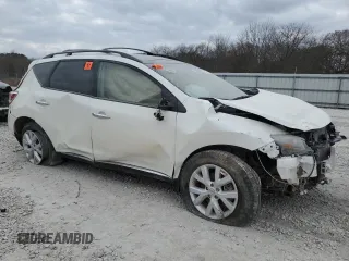2012 Nissan Murano SV with VIN JN8AZ1MW8CW216621, listed as a Copart auction lot 43841924 with Not Provided miles and Salvage Title. Bid and sale history available at DreamBid. Image 4.
