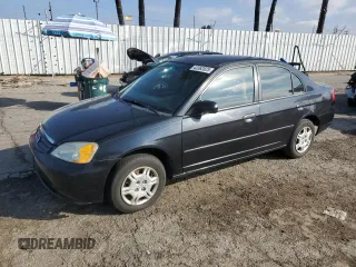 2001 Honda Civic DX with VIN 2HGES16271H566802, listed as a Copart auction lot 43362825 with 238,734 mi miles and Clean Title. Bid and sale history available at carsss.com. Image 1.