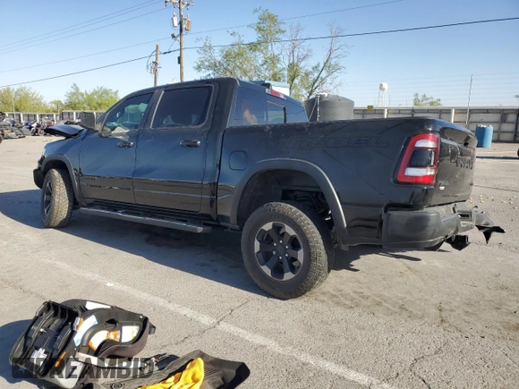 2020 Ram 1500 Rebel with VIN 1C6SRFLT6LN141838, listed as a Copart auction lot 54799315 with 79,654 mi miles and Salvage title. Bid and sale history available at DreamBid. Image 2.