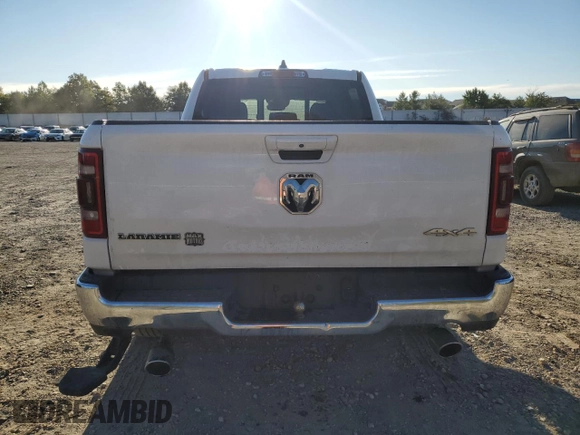2023 Ram 1500 Laramie with VIN 1C6SRFRT0PN641605, listed as a Copart auction lot 70271924 with 17,917 mi miles and Salvage title. Bid and sale history available at DreamBid. Image 6.