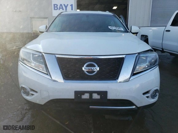 2016 Nissan Pathfinder Platinum with VIN 5N1AR2MM3GC669385, listed as a Copart auction lot 42742545 with 162,334 mi miles and Salvage Title. Bid and sale history available at carsss.com. Image 5.