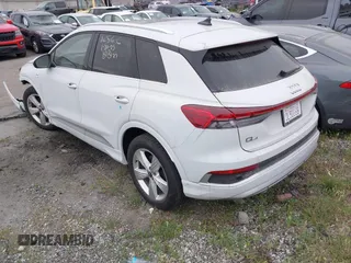 2024 Audi Q4 e-tron Premium Plus with VIN WA1LUBFZ0RP034490, listed as a IAAI auction lot 41382884 with 738 mi miles and . Bid and sale history available at DreamBid. Image 3.