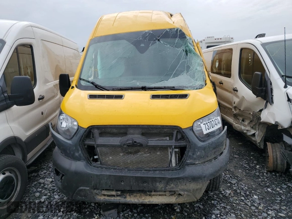 2021 Ford Transit Cargo with VIN 1FTBR1X88MKA46413, listed as a Copart auction lot 73707474 with 91,829 mi miles and Salvage Title. Bid and sale history available at DreamBid. Image 5.