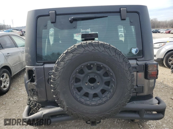 2018 Jeep Wrangler Unlimited Sport with VIN 1C4BJWDG7JL823069, listed as a Copart auction lot 41993395 with 79,434 mi miles and Salvage title. Bid and sale history available at DreamBid. Image 6.