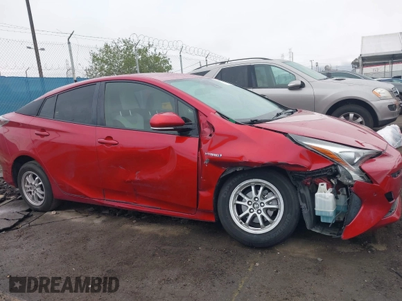 2017 Toyota Prius Two with VIN JTDKARFU3H3539680, listed as a IAAI auction lot 41895755 with 56,961 mi miles. Bid and sale history available at carsss.com. Image 13.