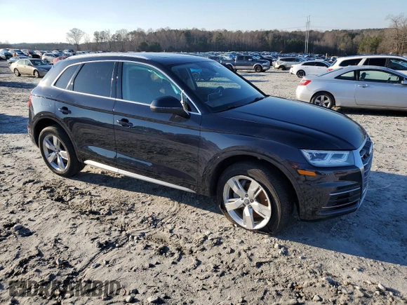 2018 Audi Q5 Premium Plus with VIN WA1BNAFY1J2035076, listed as a Copart auction lot 73202572 with 53,864 mi miles. Bid and sale history available at carsss.com. Image 4.