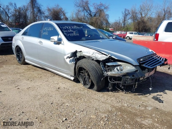2010 Mercedes-Benz S-Class S 550 with VIN WDDNG8GB3AA317389, listed as a IAAI auction lot 41922862 with 219,260 mi miles. Bid and sale history available at carsss.com. Image 1.