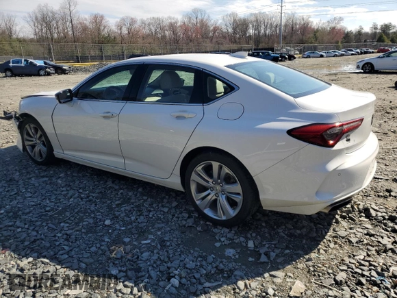 2021 Acura TLX Technology with VIN 19UUB5F48MA006715, listed as a Copart auction lot 49398855 with 47,730 mi miles and Salvage title. Bid and sale history available at DreamBid. Image 2.