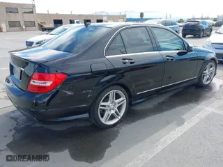 2013 Mercedes-Benz C-Class C 250 Sport with VIN WDDGF4HBXDA786292, listed as a IAAI auction lot 42012015 with 104,482 mi miles. Bid and sale history available at carsss.com. Image 4.