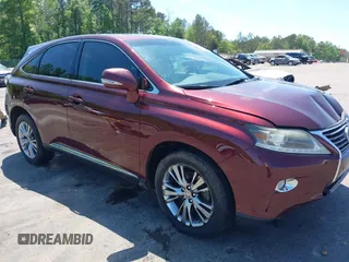 2013 Lexus RX 450h with VIN JTJZB1BA7D2411335, listed as a IAAI auction lot 42017818 with 243,859 mi miles and . Bid and sale history available at DreamBid. Image 1.
