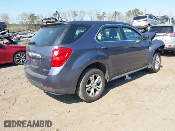 2013 Chevrolet Equinox LS with VIN 2GNALBEK4D6161859, listed as a IAAI auction lot 42094733 with 109,028 mi miles and . Bid and sale history available at DreamBid. Image 4.