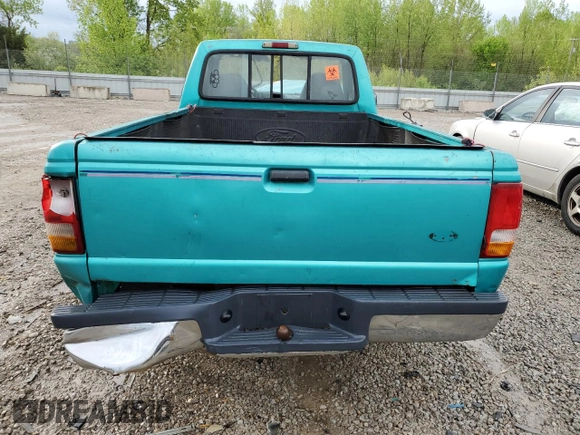 1994 Ford Ranger Splash with VIN 1FTCR10AXRPA64052, listed as a Copart auction lot 53310385 with 342,022 mi miles and Non repairable. Bid and sale history available at DreamBid. Image 6.