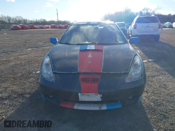 2000 Toyota Celica GT with VIN JTDDR32TXY0061397, listed as a IAAI auction lot 41264249 with 256,280 mi miles. Bid and sale history available at carsss.com. Image 6.