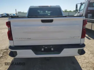 2024 Chevrolet Silverado 1500 Custom with VIN 3GCPABEK5RG222754, listed as a Copart auction lot 53932094 with 4,307 mi miles and Salvage Title. Bid and sale history available at DreamBid. Image 6.