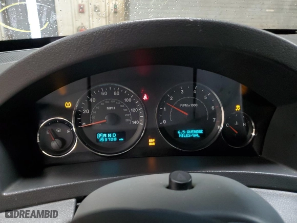 2007 Jeep Grand Cherokee Limited with VIN 1J8HR58237C579577, listed as a Copart auction lot 45373455 with 193,708 mi miles and Salvage Title. Bid and sale history available at carsss.com. Image 9.