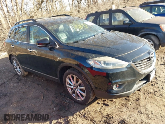 2015 Mazda CX-9 Grand Touring with VIN JM3TB3DA7F0467394, listed as a IAAI auction lot 41749174 with 189,097 mi miles. Bid and sale history available at carsss.com. Image 1.