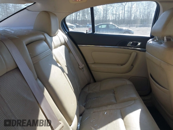 2009 Lincoln MKS with VIN 1LNHM94R19G611417, listed as a IAAI auction lot 41525775 with 198,077 mi miles. Bid and sale history available at carsss.com. Image 8.