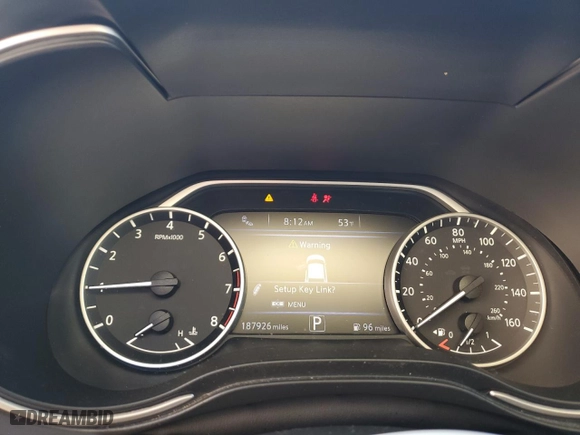 2018 Nissan Maxima Platinum with VIN 1N4AA6AP2JC400440, listed as a Copart auction lot 86640794 with 187,926 mi miles and Salvage Title. Bid and sale history available at carsss.com. Image 9.