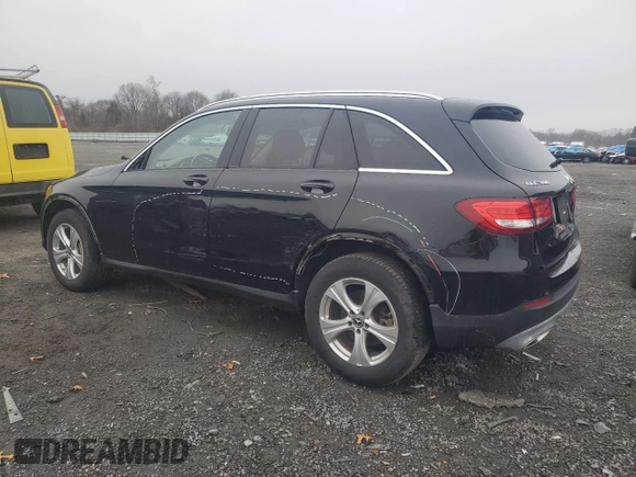 2018 Mercedes-Benz GLC with VIN WDC0G4KB4JV091533, listed as a Copart auction lot 51199755 with 33,567 mi miles and Salvage Title. Bid and sale history available at carsss.com. Image 2.
