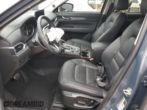 2023 Mazda CX-5 S Carbon Edition with VIN JM3KFBCM9P0280049, listed as a Copart auction lot 85712024 with 13,694 mi miles and Salvage Title. Bid and sale history available at DreamBid. Image 7.