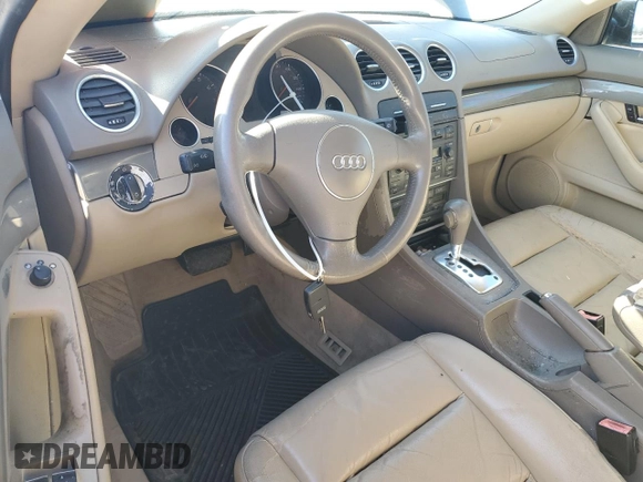2003 Audi A4 1.8T with VIN WAUAC48H23K019474, listed as a Copart auction lot 89277255 with 99,962 mi miles and Clean Title. Bid and sale history available at carsss.com. Image 8.