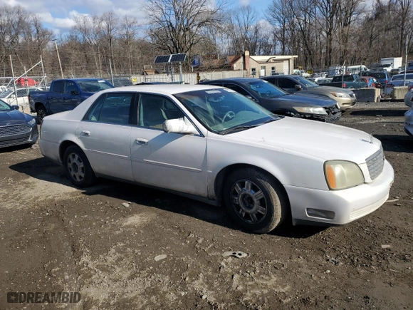 2004 Cadillac DeVille with VIN 1G6KD54Y34U223001, listed as a Copart auction lot 46327365 with 0 mi miles and Salvage Title. Bid and sale history available at carsss.com. Image 4.