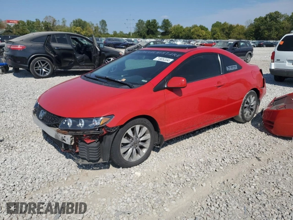 2011 Honda Civic Cpe EX with VIN 2HGFG1B85BH509077, listed as a Copart auction lot 71805334 with 131,528 mi miles and Salvage Title. Bid and sale history available at carsss.com. Image 1.