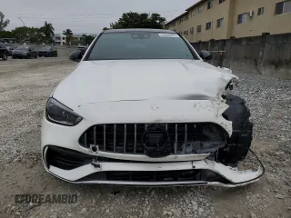2024 Mercedes-Benz C 43 AMG z VIN W1KAF8HB8RR228611, wystawiony jako Copart lot #42020315 z przebiegiem 1 161 mil mil oraz Szkoda całkowita • Salvage title. Historia ofert i sprzedaży dostępna na DreamBid. Obrazek 5.