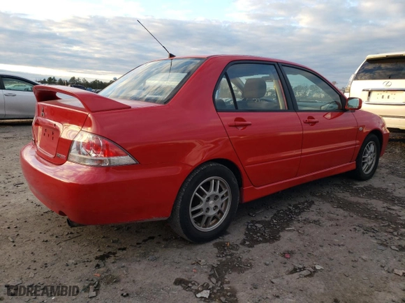 2005 Mitsubishi Lancer OZ-Rally with VIN JA3AJ86E35U029607, listed as a Copart auction lot 80635124 with 107,593 mi miles and Clean Title. Bid and sale history available at carsss.com. Image 3.