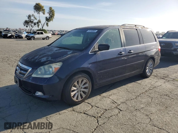 2006 Honda Odyssey TOURING with VIN 5FNRL38816B078582, listed as a Copart auction lot 54166865 with 193,815 mi miles and Clean Title. Bid and sale history available at carsss.com. Image 1.