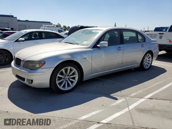 2007 BMW 7 Series 750Li with VIN WBAHN83507DT74313, listed as a Copart auction lot 67606404 with 169,922 mi miles and Clean Title. Bid and sale history available at DreamBid. Image 1.