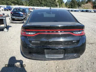 2015 Dodge Dart SXT with VIN 1C3CDFBB8FD265368, listed as a Copart auction lot 54125635 with 117,047 mi miles and Salvage Title. Bid and sale history available at carsss.com. Image 6.