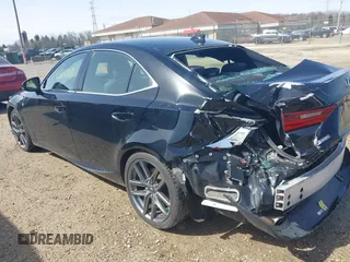 2015 Lexus IS 250 with VIN JTHCF1D22F5025957, listed as a IAAI auction lot 42059839 with 68,030 mi miles. Bid and sale history available at carsss.com. Image 3.